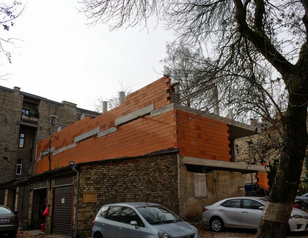 Pylimo g. 12 (Pylimo g. 12) - Row housing - construction photos