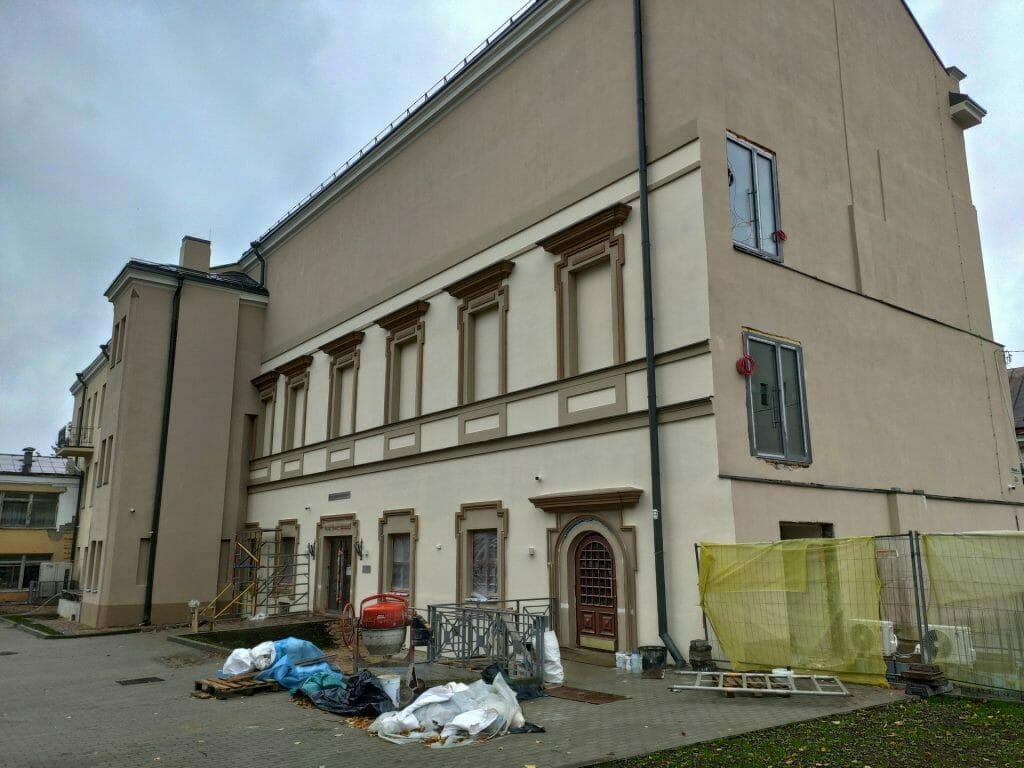 Radvilų rūmų pietų korpuso ir rytų paviljono atkūrimas (Vilniaus g. 24) - Museum - construction photos