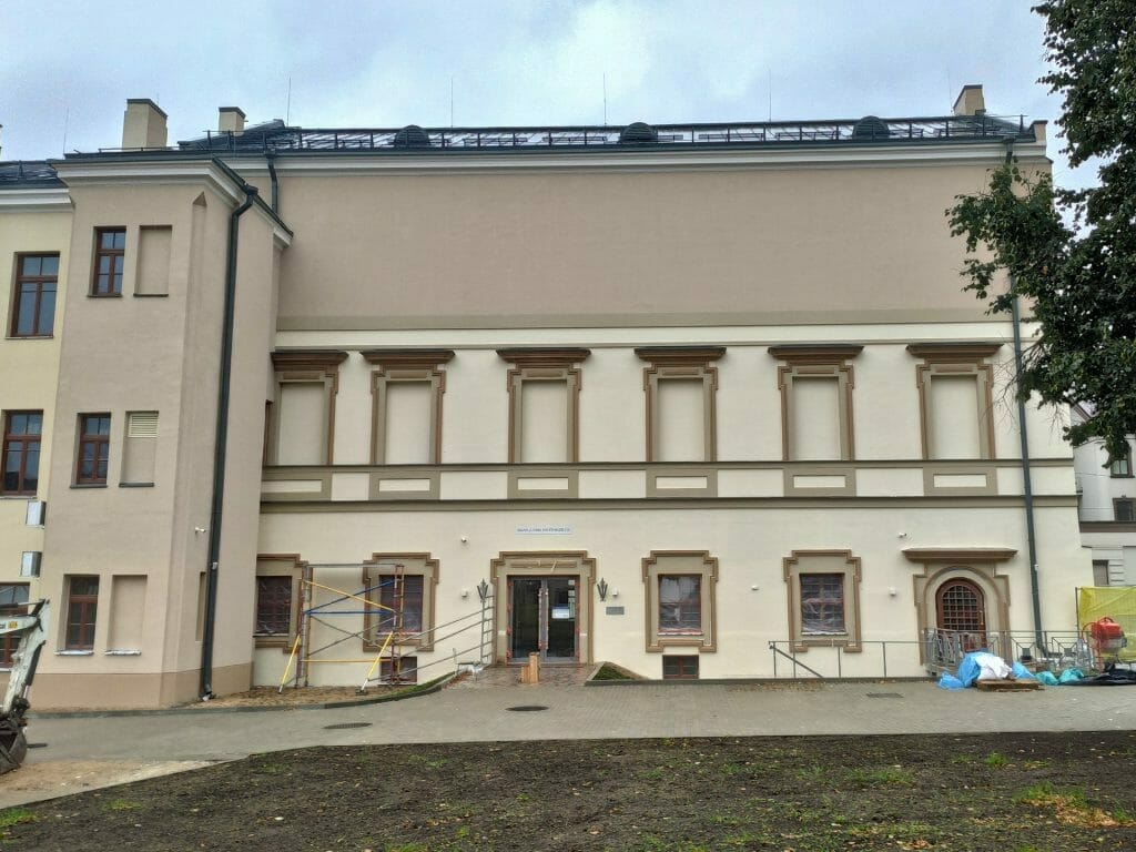 Radvilų rūmų pietų korpuso ir rytų paviljono atkūrimas (Vilniaus g. 24) - Museum - construction photos