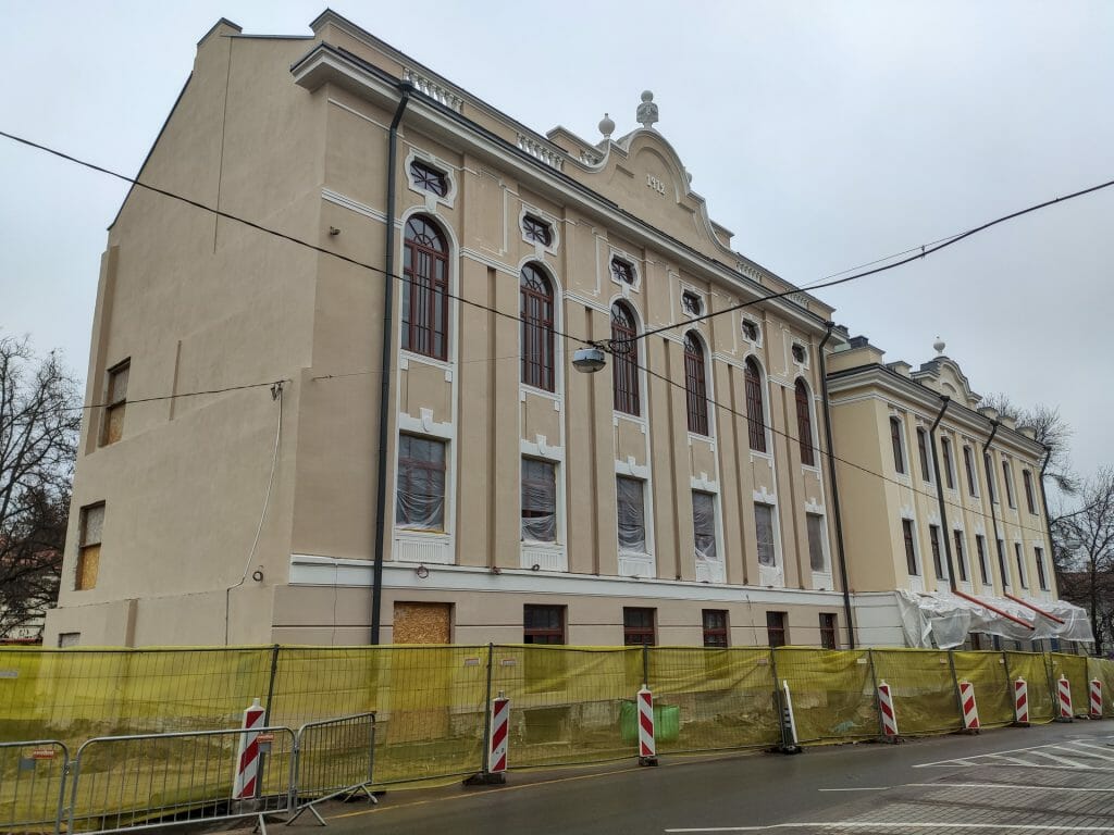 Radvilų rūmų pietų korpuso ir rytų paviljono atkūrimas (Vilniaus g. 24) - Museum - construction photos