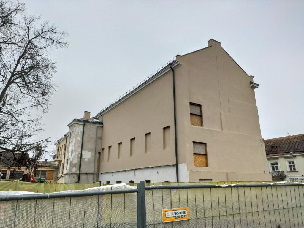 Radvilų rūmų pietų korpuso ir rytų paviljono atkūrimas (Vilniaus g. 24) - Museum - construction photos