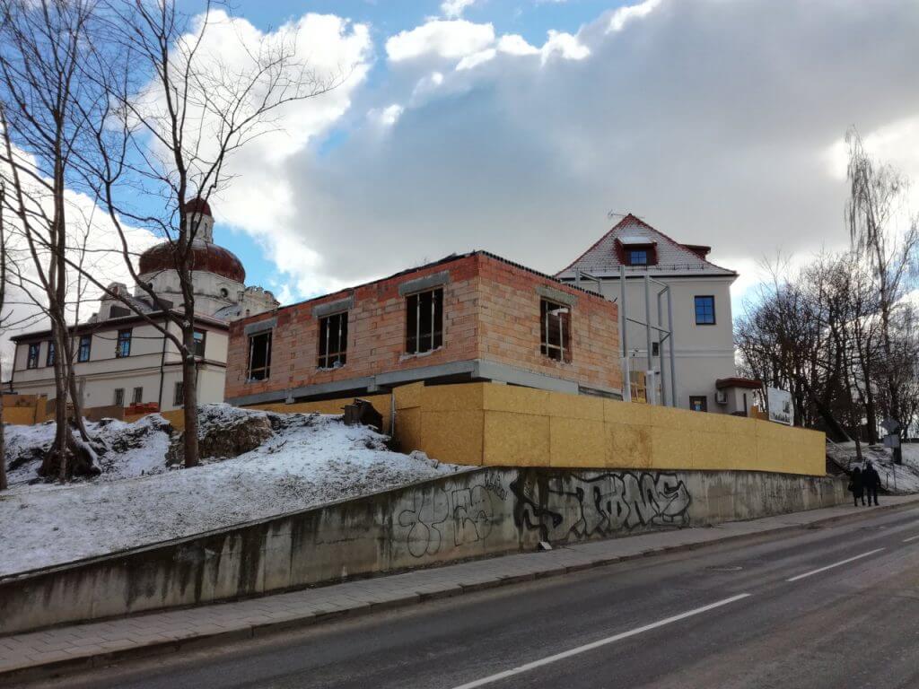 Pal. kun. Mykolo Sopočkos hospiso vaikų skyrius (Rasų g. 4) - Specialized care center - construction photos