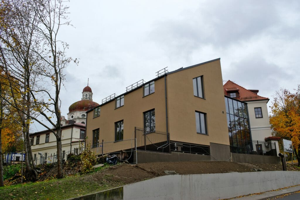 Pal. kun. Mykolo Sopočkos hospiso vaikų skyrius (Rasų g. 4) - Specialized care center - construction photos