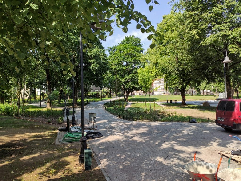 Reformatų parkas (Pylimo g.) - Parkas - statybų nuotraukos