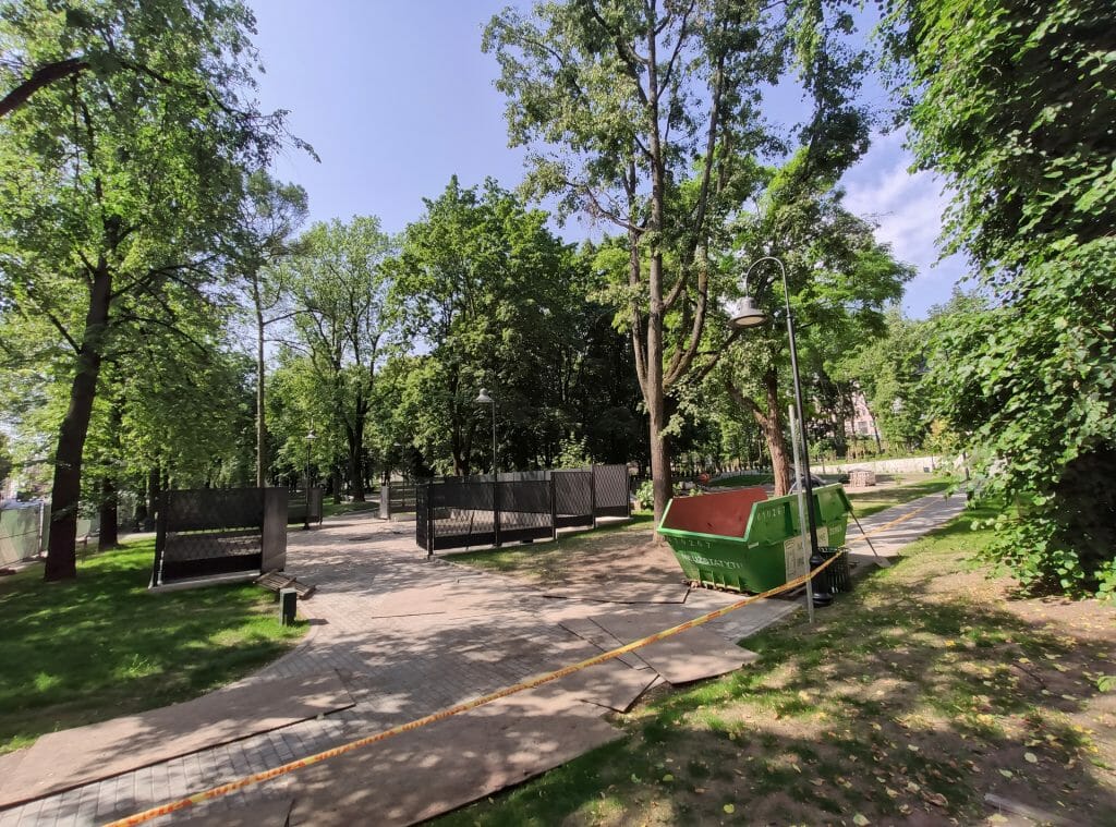 Reformatų parkas (Pylimo g.) - Parkas - statybų nuotraukos