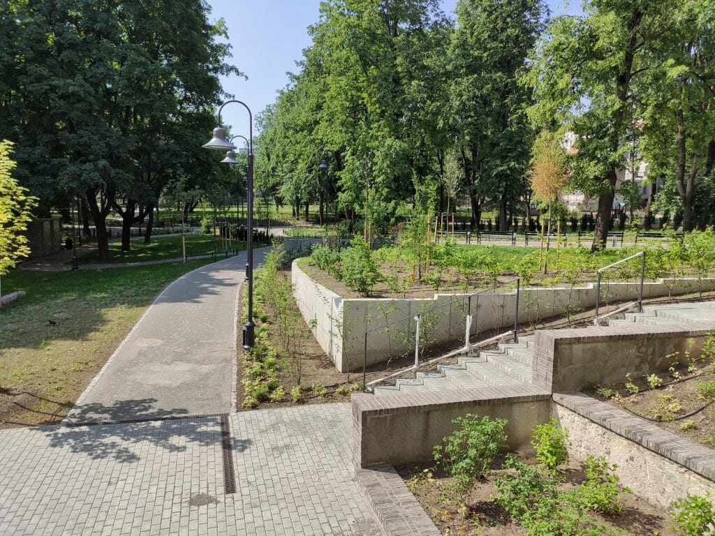 Reformatų parkas (Pylimo g.) - Parkas - statybų nuotraukos