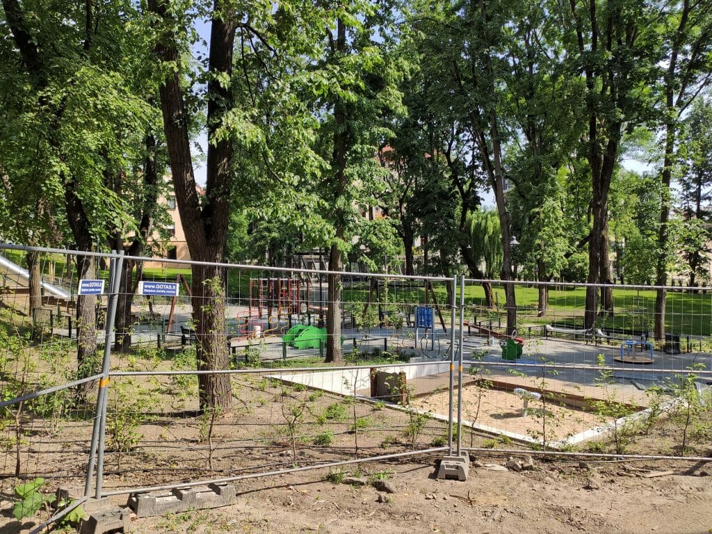 Reformatų parkas (Pylimo g.) - Parkas - statybų nuotraukos