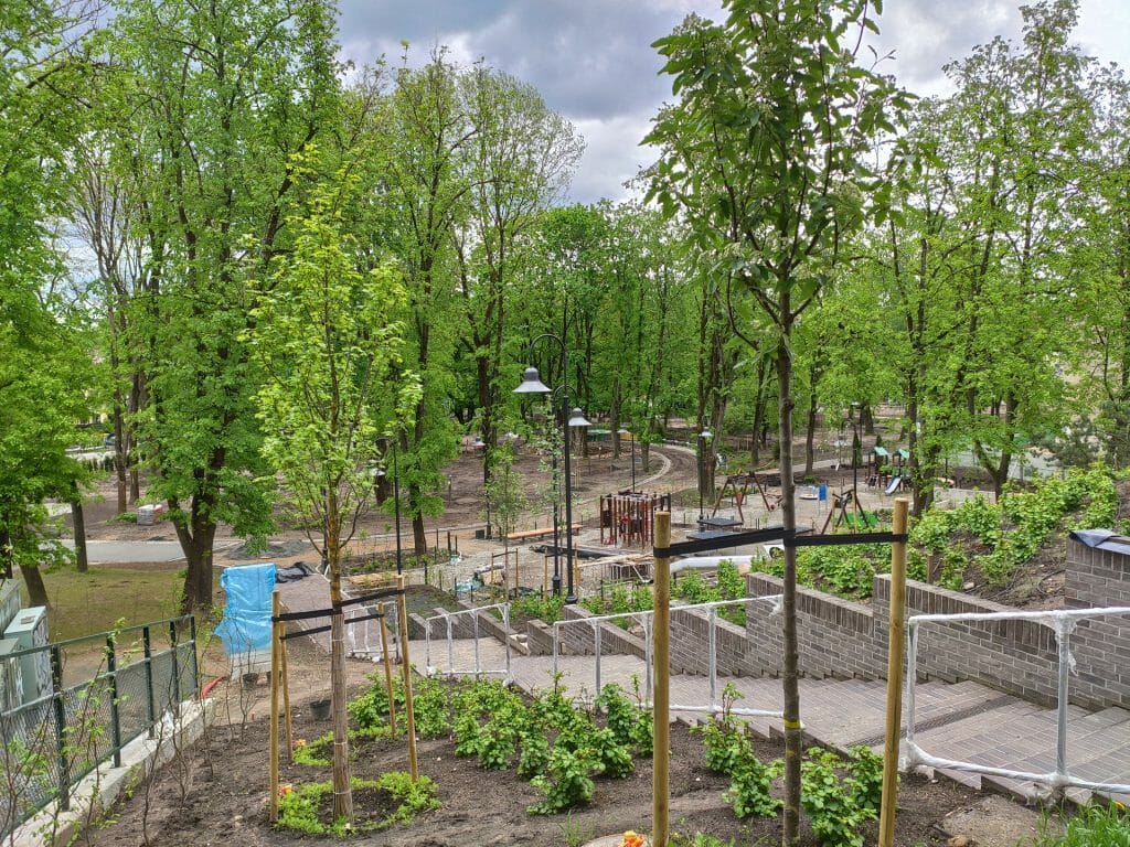 Reformatų parkas (Pylimo g.) - Parkas - statybų nuotraukos