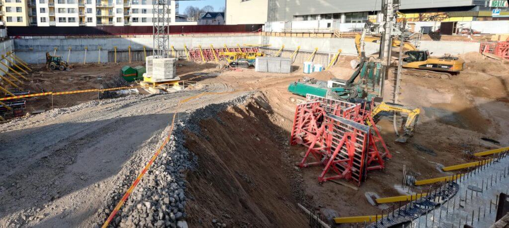 Wave (Savanorių pr. 5) - Office center - construction photos