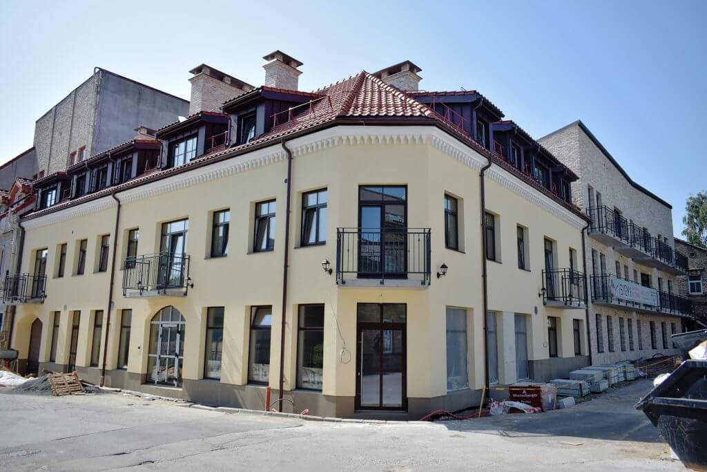 Senamiesčio arka (Plačioji g. 4) - Multi apartment - construction photos