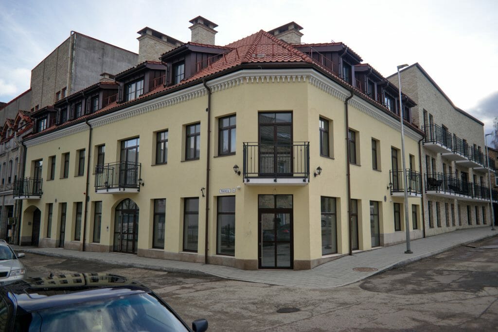 Senamiesčio arka (Plačioji g. 4) - Multi apartment - construction photos