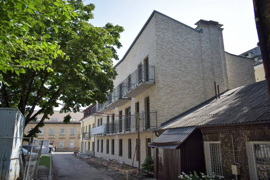 Senamiesčio arka (Plačioji g. 4) - Multi apartment - construction photos