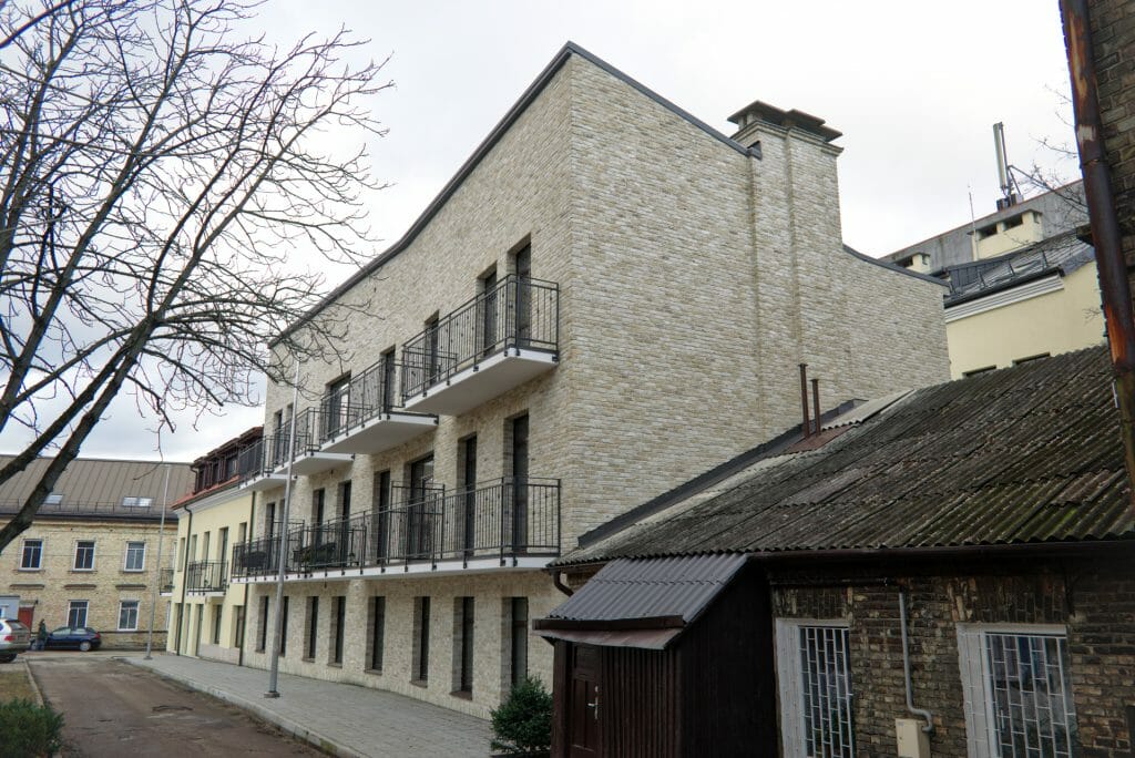 Senamiesčio arka (Plačioji g. 4) - Multi apartment - construction photos