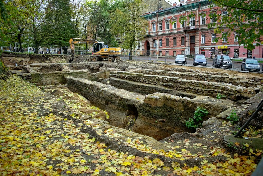 Senamiesčio sodai 1 etapas (Seinų g. 4) - Multi apartment - construction photos