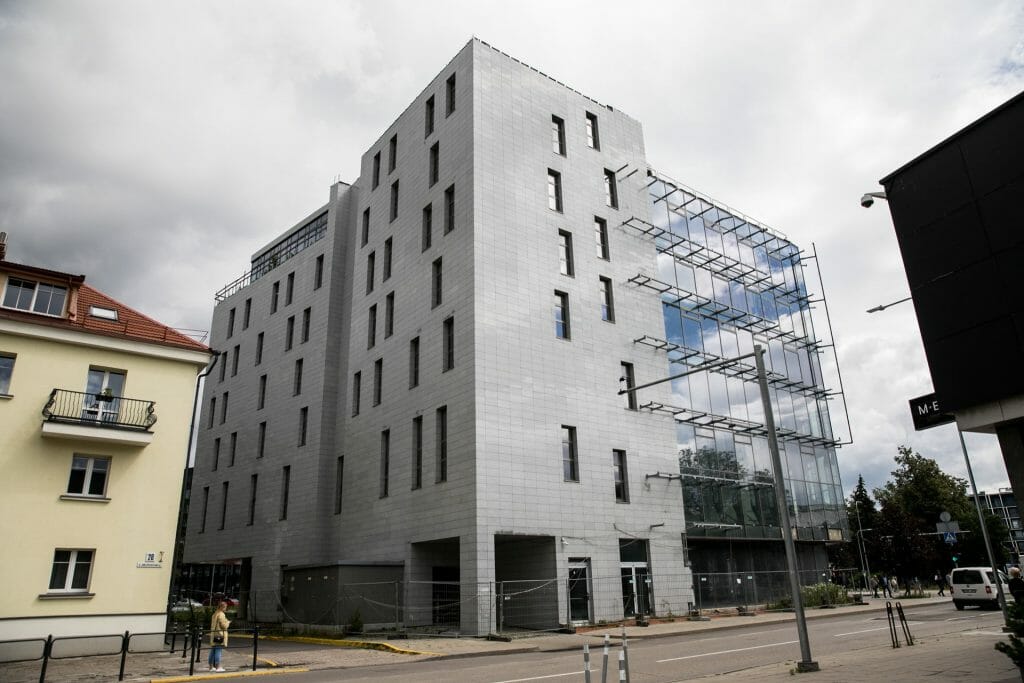 Maskvos kultūros ir verslo centras (A. Juozapavaičiau g. 30) - Office center - construction photos