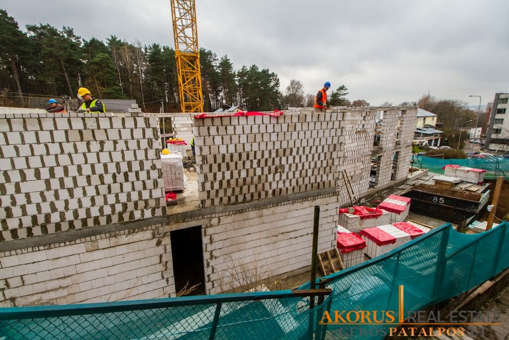 Sapieginės pušynai (Kanklių g. 6) - Daugiabutis - statybų nuotraukos