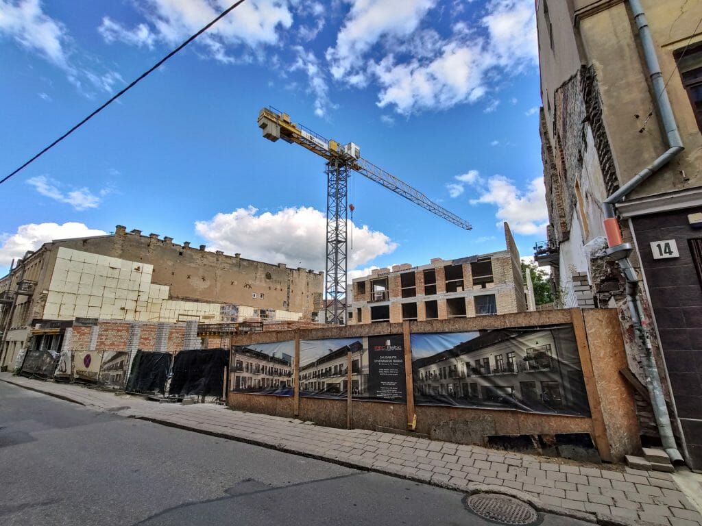 Šv. Stepono 12 (Šv. Stepono g. 12) - Multi apartment - construction photos