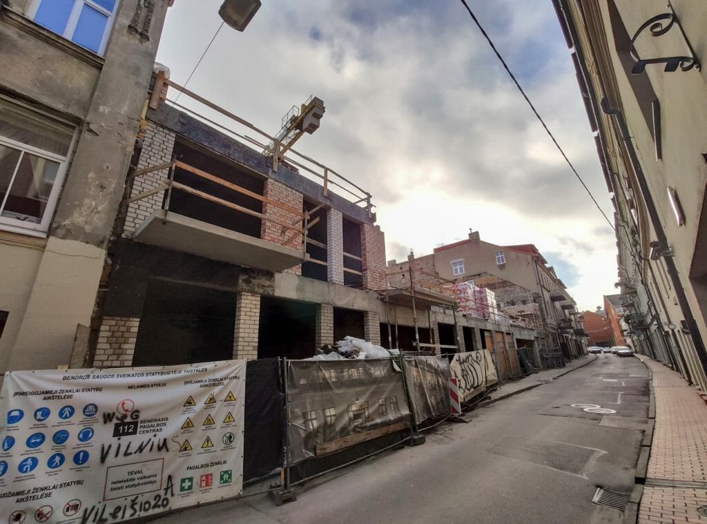 Šv. Stepono 12 (Šv. Stepono g. 12) - Multi apartment - construction photos