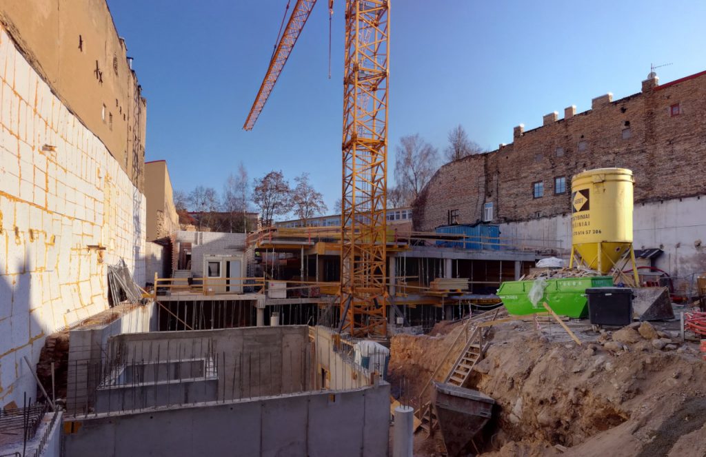 Šv. Stepono 12 (Šv. Stepono g. 12) - Multi apartment - construction photos