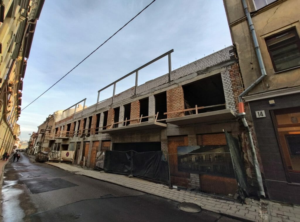 Šv. Stepono 12 (Šv. Stepono g. 12) - Multi apartment - construction photos