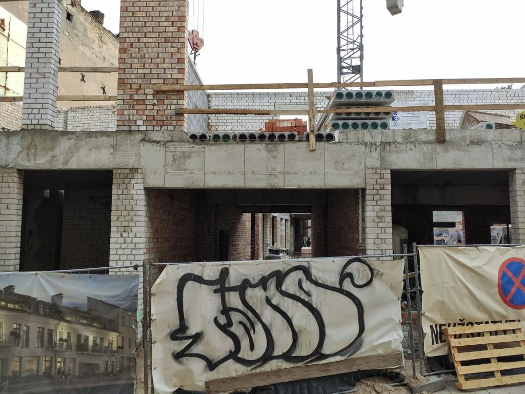 Šv. Stepono 12 (Šv. Stepono g. 12) - Multi apartment - construction photos