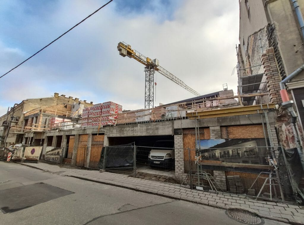 Šv. Stepono 12 (Šv. Stepono g. 12) - Multi apartment - construction photos