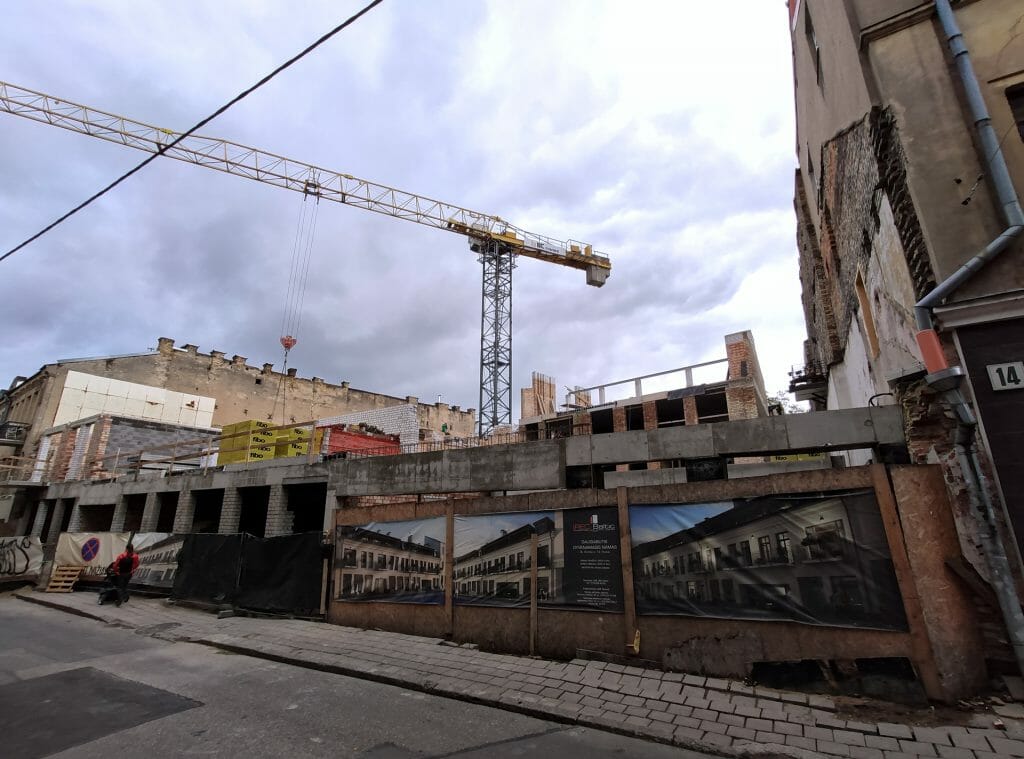 Šv. Stepono 12 (Šv. Stepono g. 12) - Multi apartment - construction photos