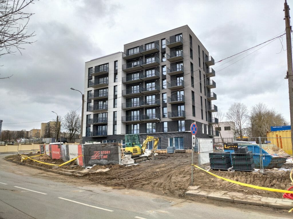 Storyline (Algirdo g. 85) - Multi apartment - construction photos