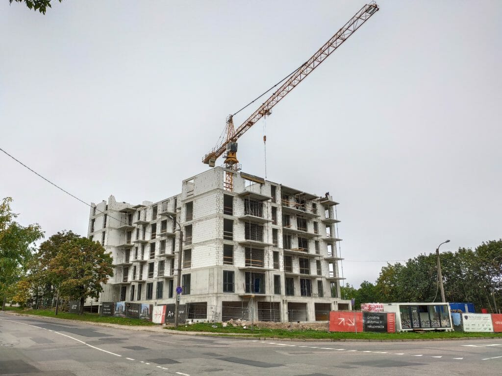 Storyline (Algirdo g. 85) - Multi apartment - construction photos