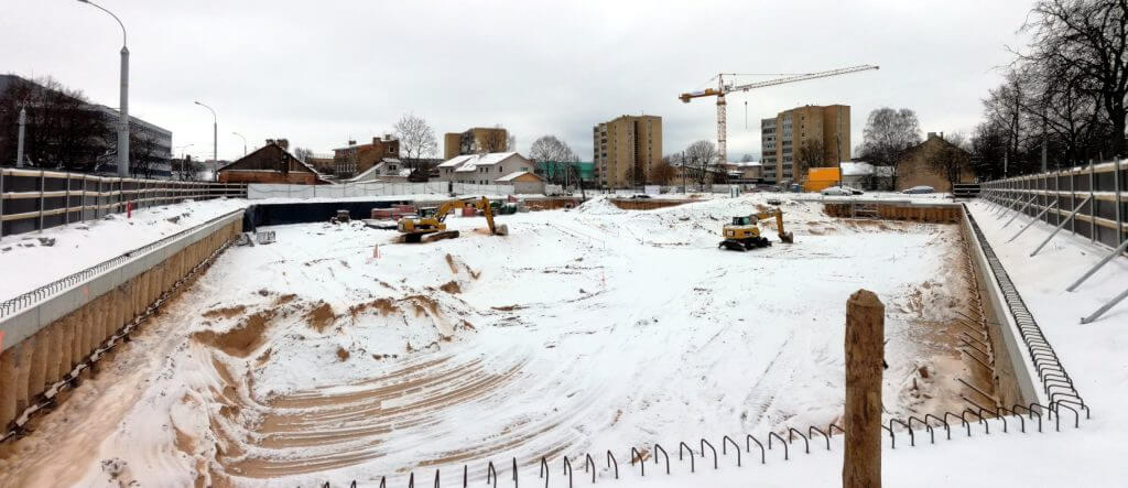Uptown Park (Švitrigailos g. 13) - Office center - construction photos