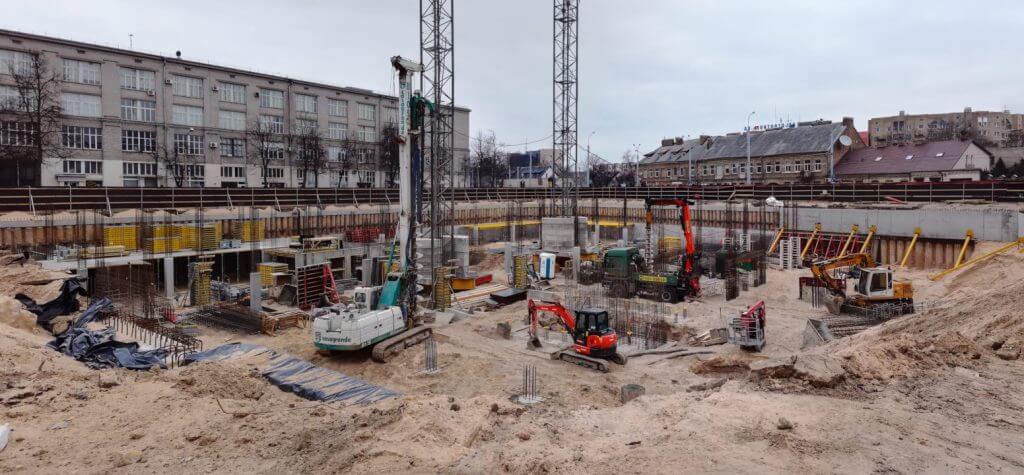 Uptown Park (Švitrigailos g. 13) - Office center - construction photos