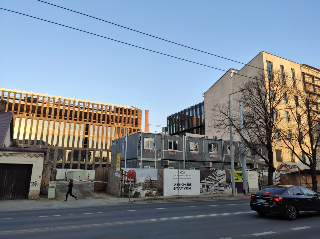 Cyber City 1 etapas (Švitrigailos g. 32) - Office center - construction photos