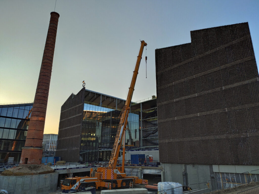 Cyber City 1 etapas (Švitrigailos g. 32) - Office center - construction photos