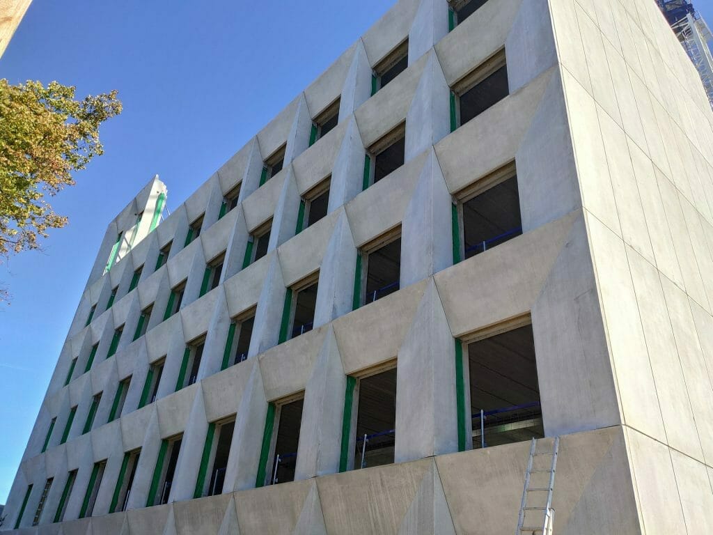 Cyber City 1 etapas (Švitrigailos g. 32) - Office center - construction photos