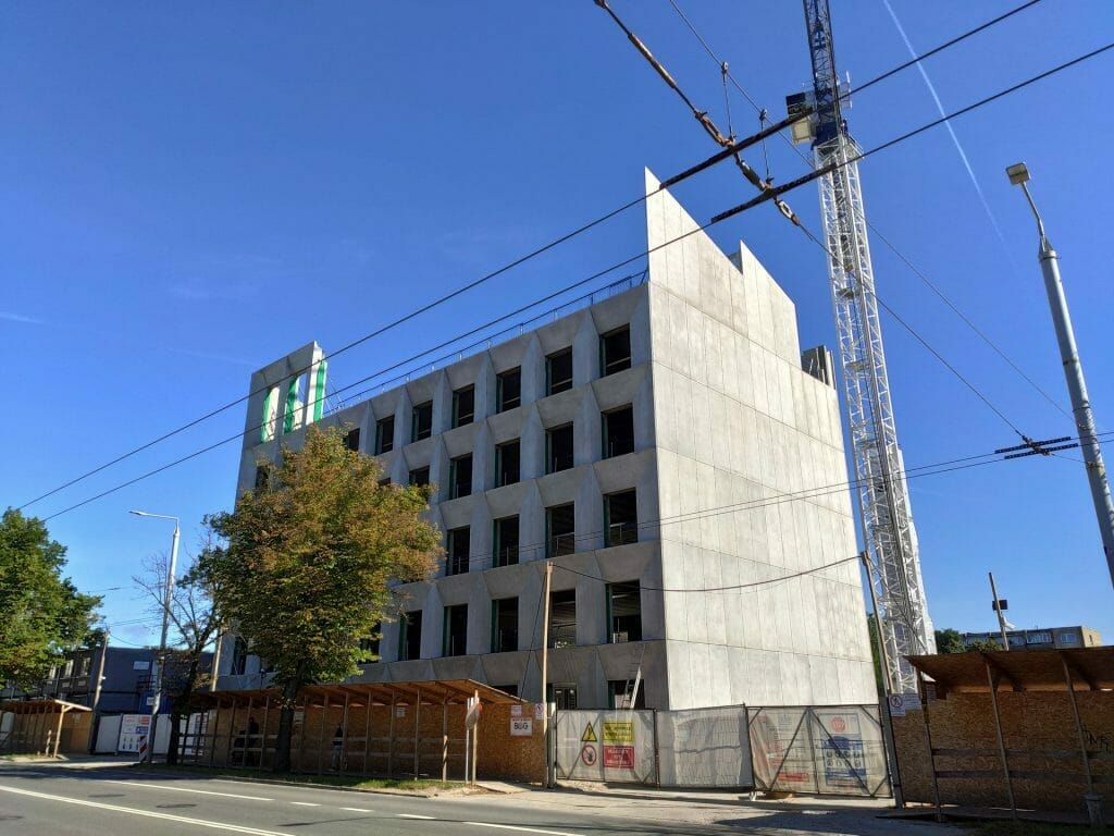 Cyber City 1 etapas (Švitrigailos g. 32) - Office center - construction photos