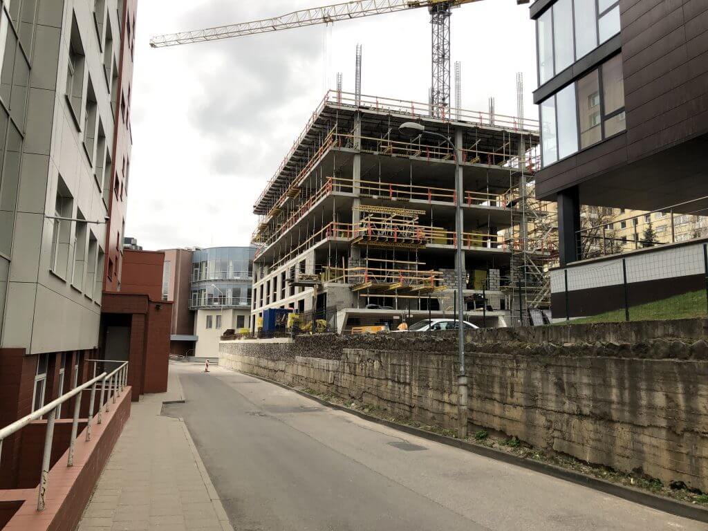 Žvėryno vakarai (Saltoniškių g. 44) - Multi apartment - construction photos