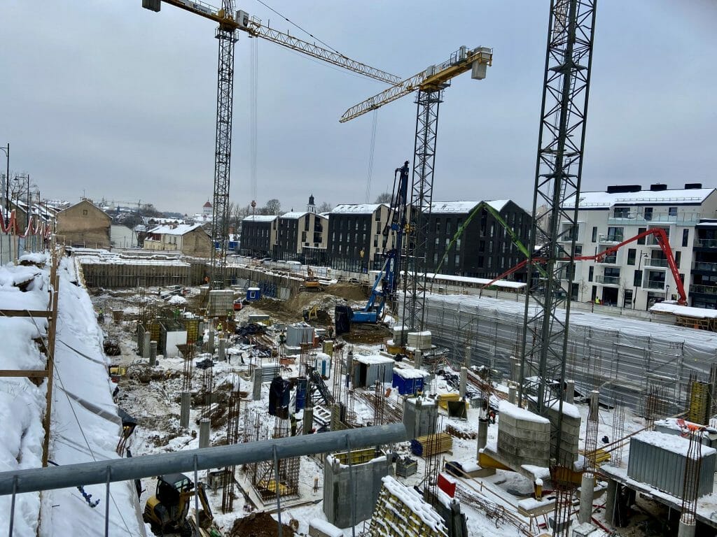 PAUPYS 6 etapas (Aukštaičių g. 7) - Multi apartment - construction photos