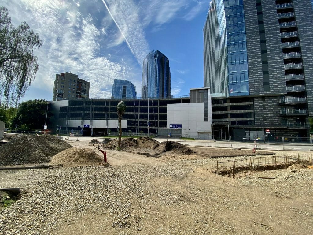 Drakono pieva (Giedraičių-Krokuvos g. skveras) (Krokuvos g.) - Square - construction photos