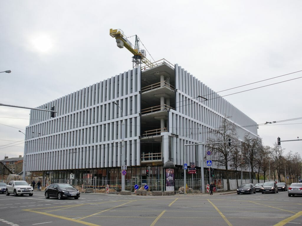 Uptown Park (Švitrigailos g. 13) - Office center - construction photos