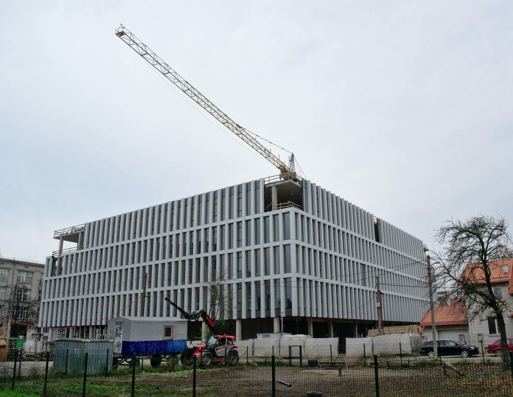 Uptown Park (Švitrigailos g. 13) - Office center - construction photos