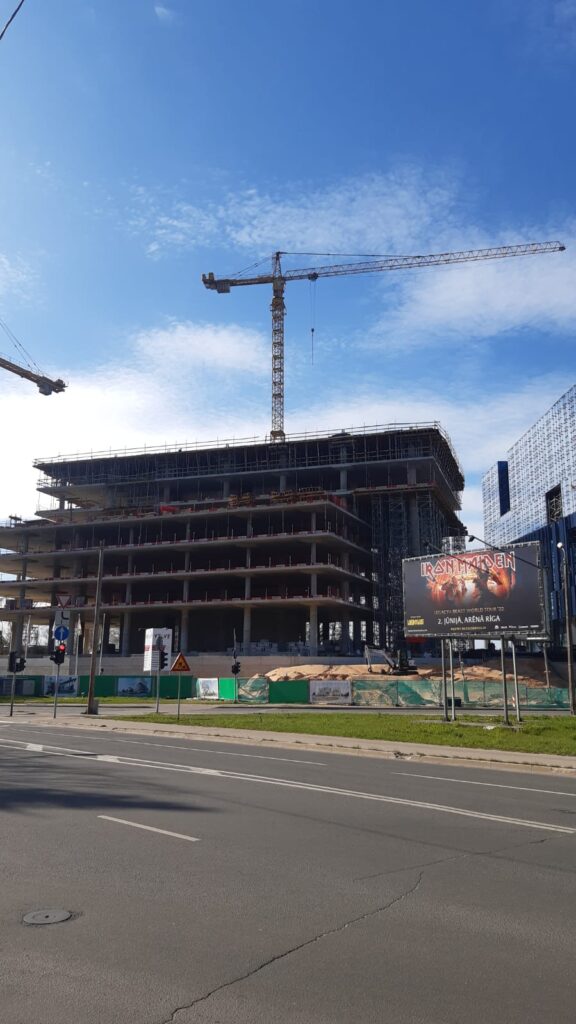 Verde 1. kārta - "A","B" ēkas (Roberta Hirša iela 1) - Office center - construction photos