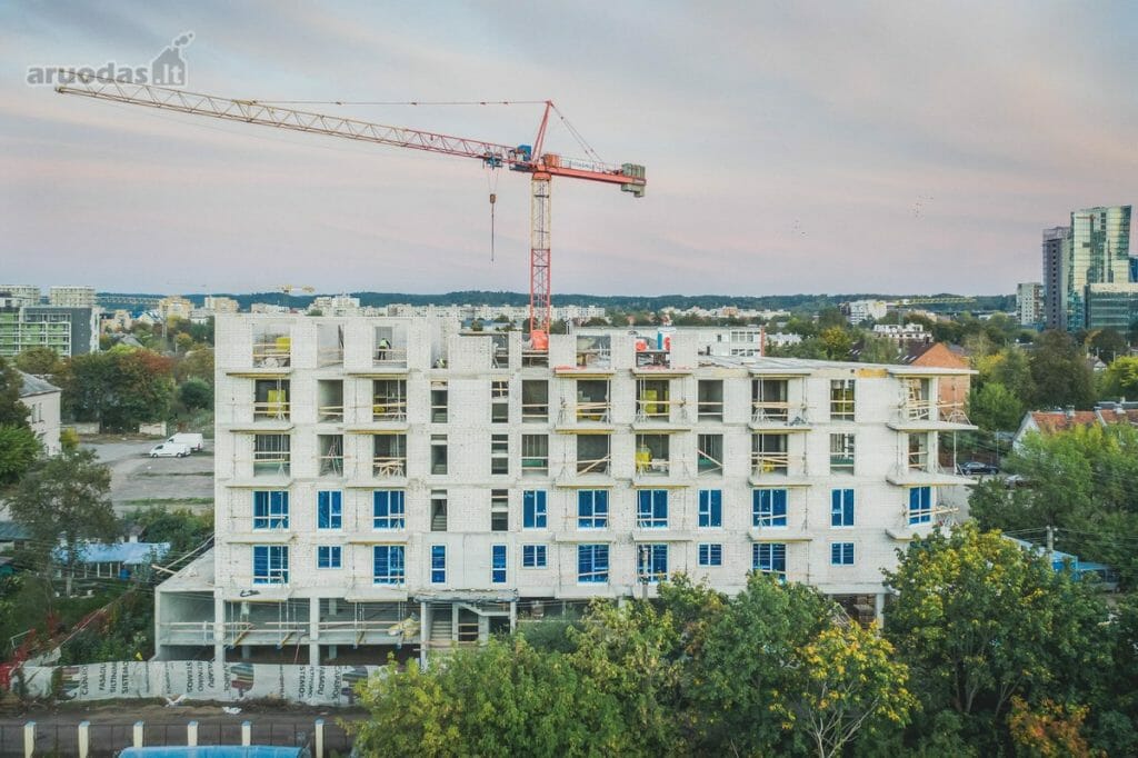 Šnipiškių perspektyvos (Šatrijos g. 1) - Multi apartment - construction photos