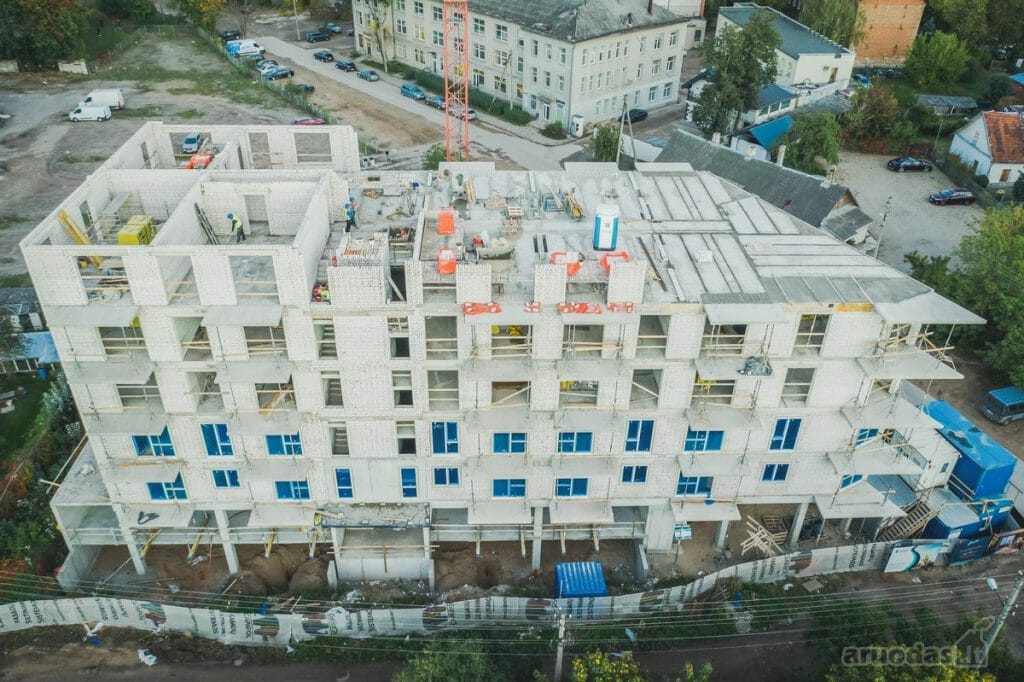 Šnipiškių perspektyvos (Šatrijos g. 1) - Multi apartment - construction photos