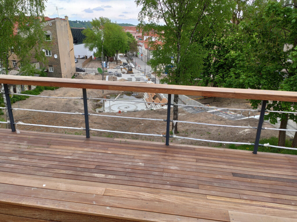 Vingrių šaltinių skveras (Vingrių g.) - Square - construction photos