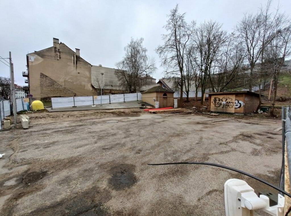 Vingrių šaltinių skveras (Vingrių g.) - Square - construction photos