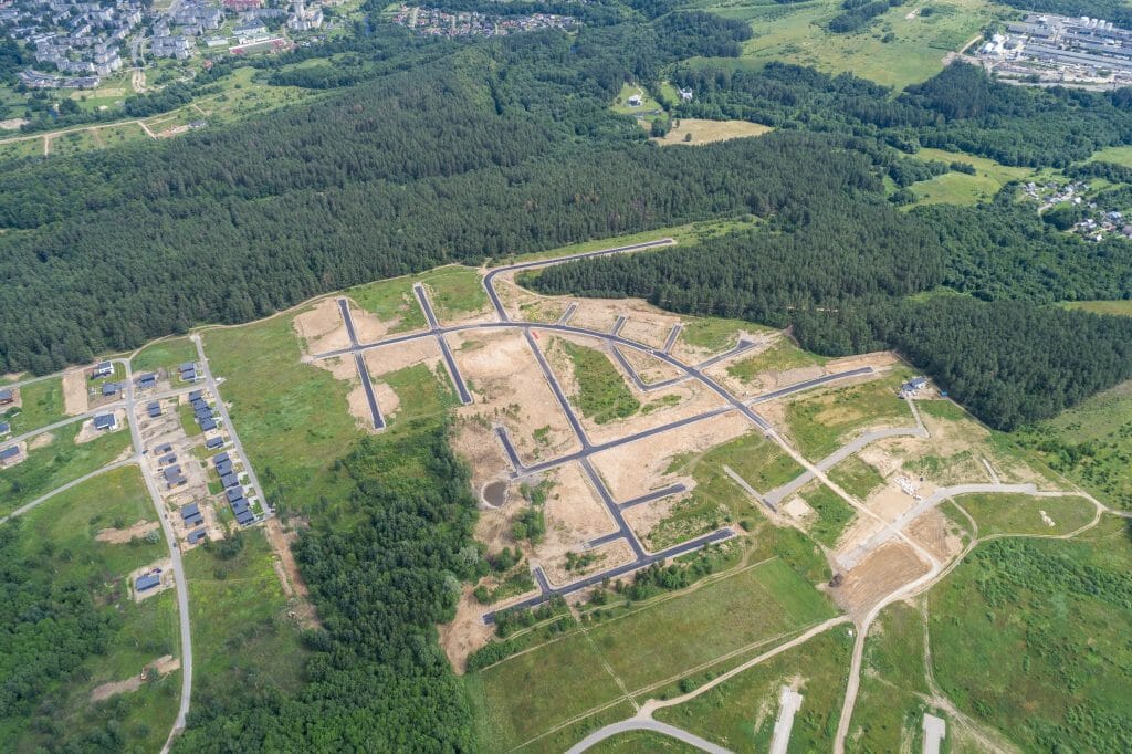 Miško panorama (Onuškio g.) - Maatükid - ehituse fotod