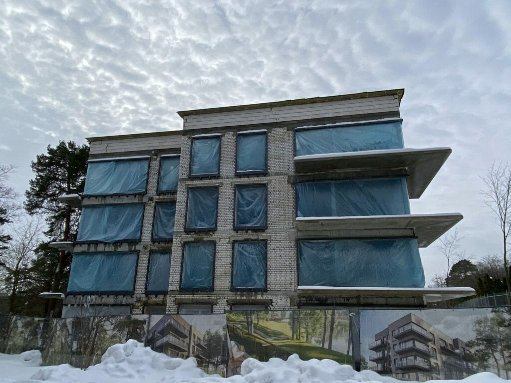 Žvėryno parkas (Latvių g. 55A) - Multi apartment - construction photos