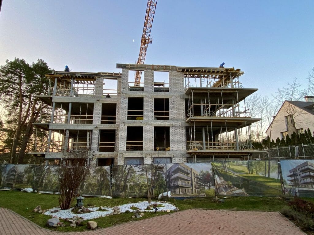 Žvėryno parkas (Latvių g. 55A) - Multi apartment - construction photos