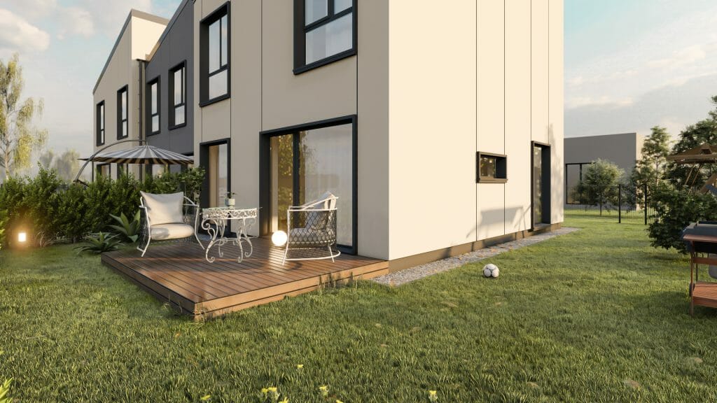 Varnės namai (Varnės g. 29) - Row housing - visualization