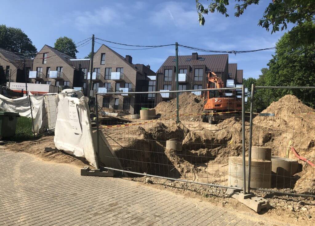 Užupio terasos (Kreivasis skg. 18) - Multi apartment - construction photos